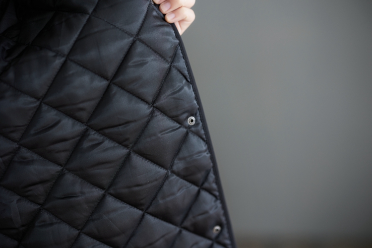 Quilted loose overcoat thick personality coat