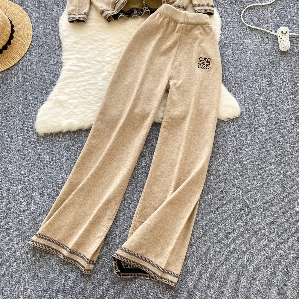 Korean style long pants Casual hoodie a set for women