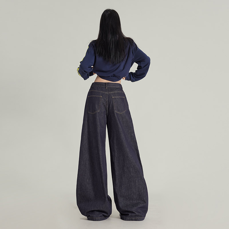 American style long pants wide leg pants for women