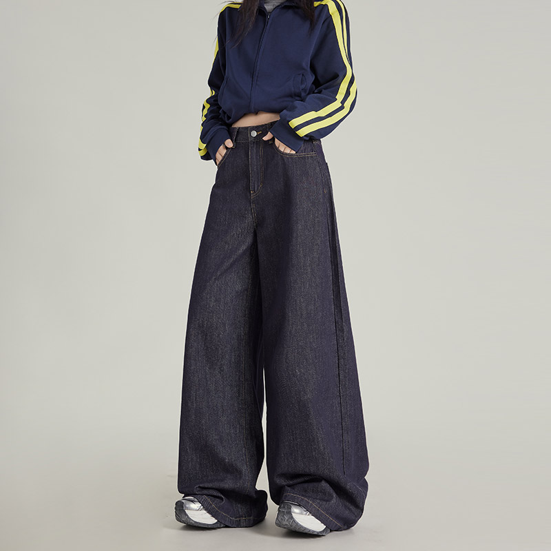 American style long pants wide leg pants for women