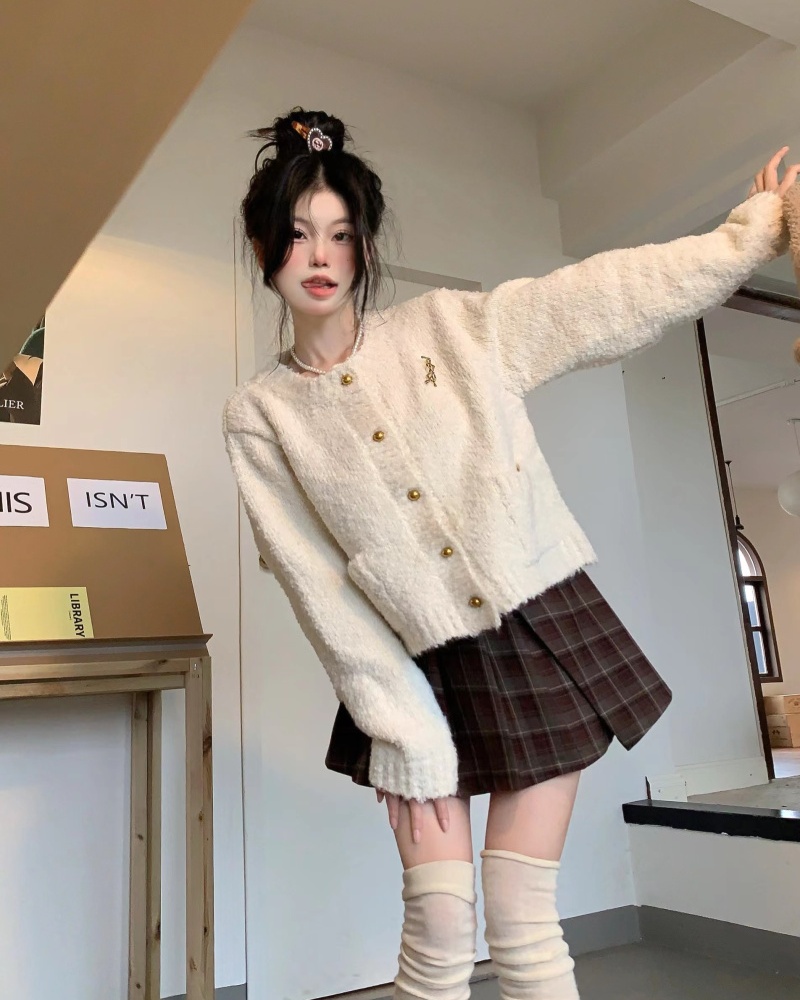 Long sleeve sweater autumn and winter coat for women