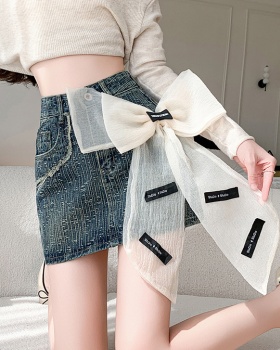 Stereoscopic package hip high waist skirt for women