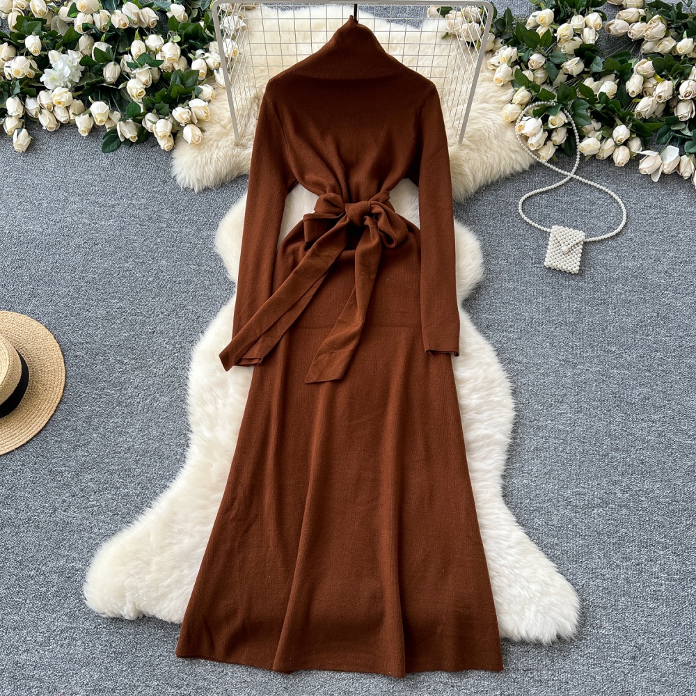 Cross long dress France style dress for women