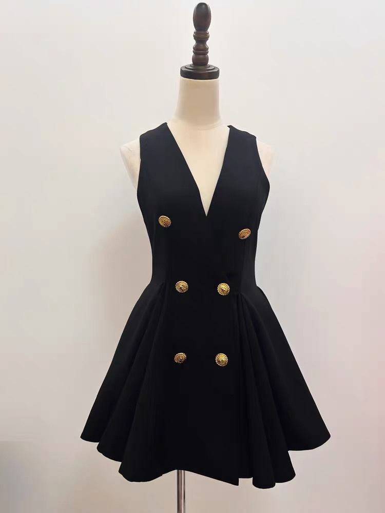 Hepburn style chanelstyle business suit V-neck autumn waistcoat