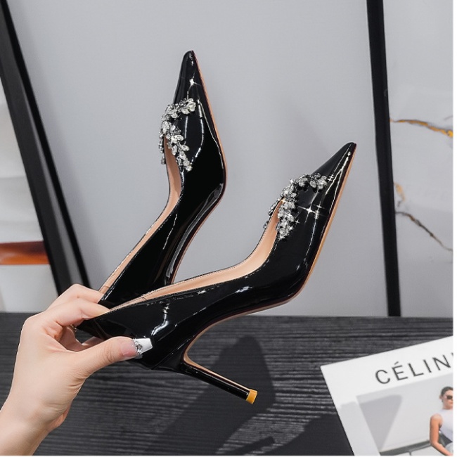 Fine-root shoes temperament high-heeled shoes for women