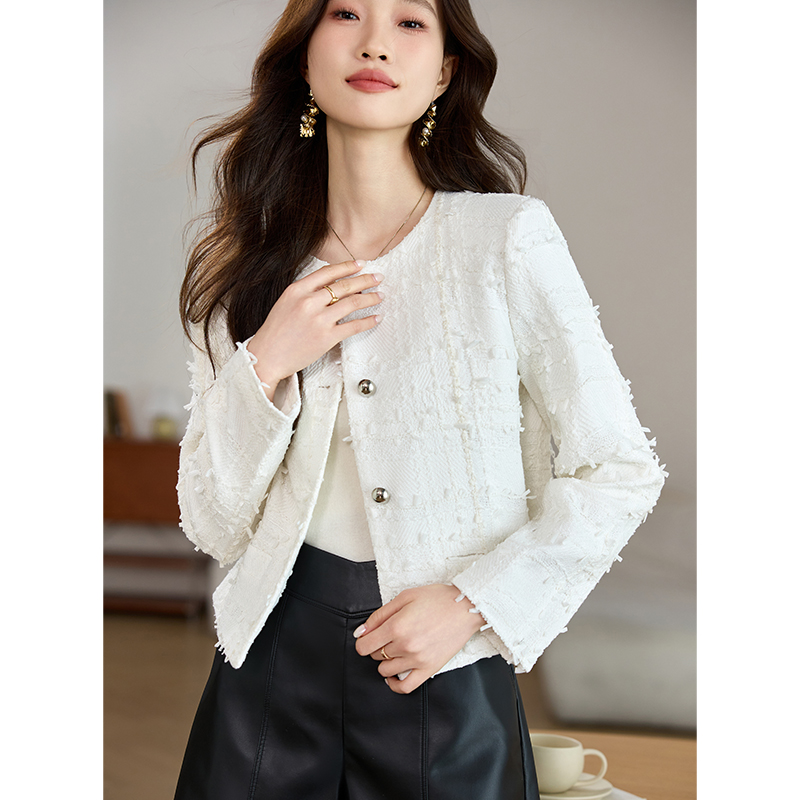 Temperament spring and autumn coat chanelstyle jacket for women