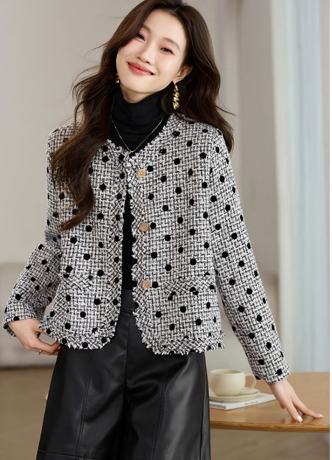 Chanelstyle short cardigan temperament coat for women