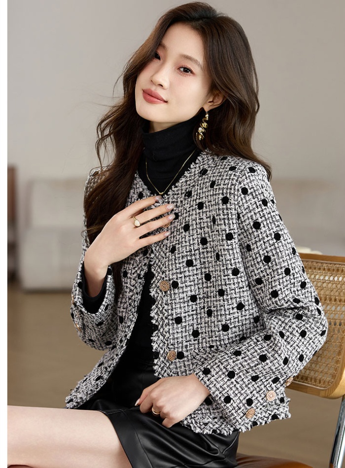 Chanelstyle short cardigan temperament coat for women