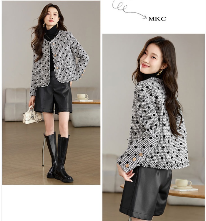 Chanelstyle short cardigan temperament coat for women