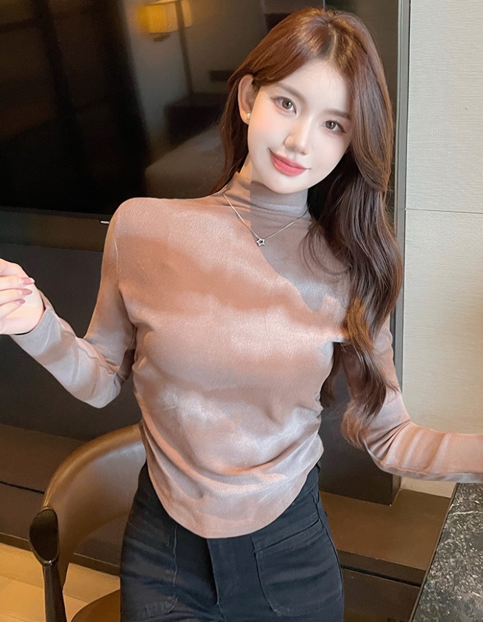 High collar bottoming shirt autumn and winter tops