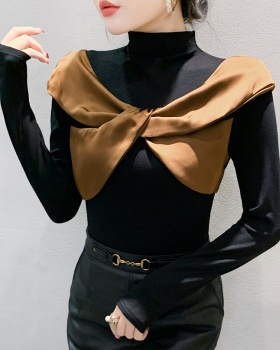 Thermal unique tops thick Western style bottoming shirt