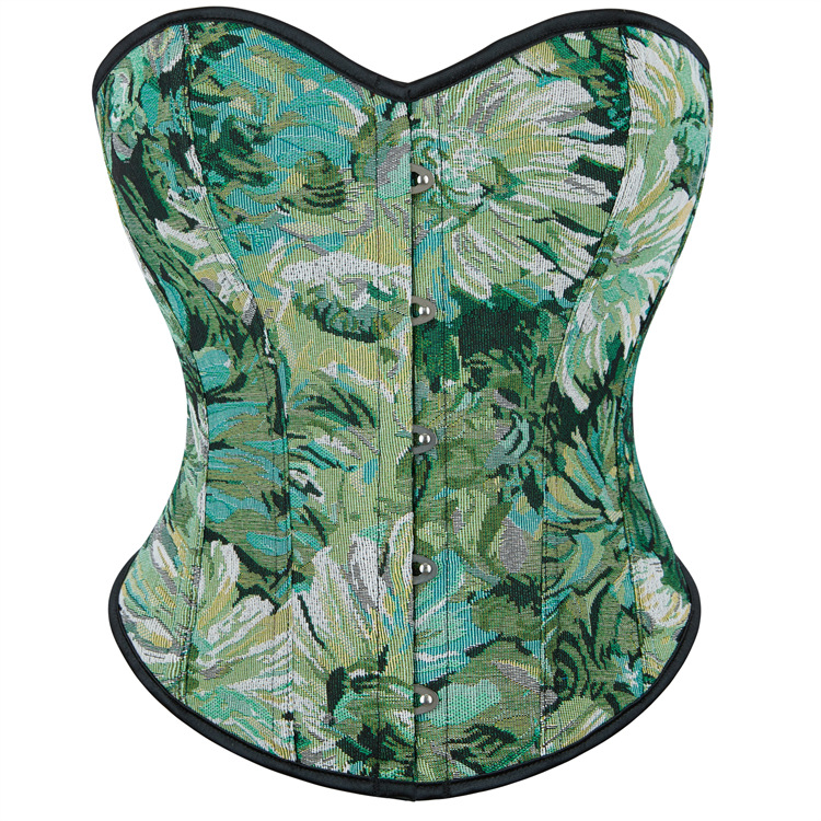 Printing painting tight corset wears outside retro vest