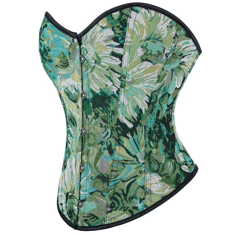 Printing painting tight corset wears outside retro vest