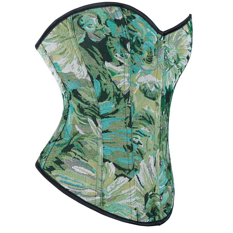 Printing painting tight corset wears outside retro vest