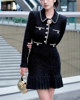 Light luxury bottoming long sleeve spring dress for women