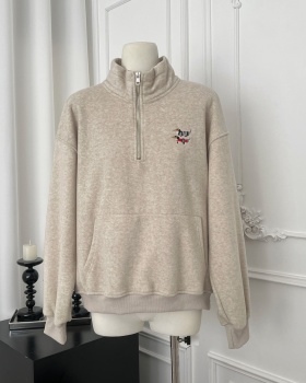 Autumn and winter tops Korean style hoodie for women