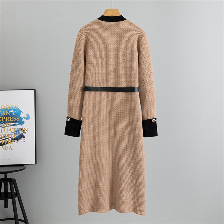 Bottoming long cardigan knitted spring dress for women