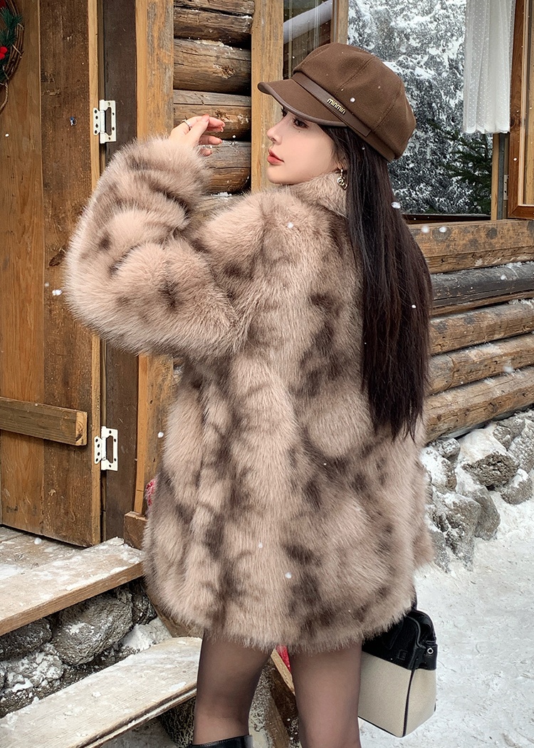 Winter fashion coat elmo horn buckle tops for women