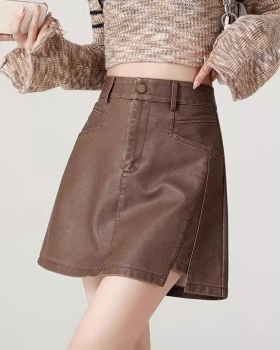 High waist short skirt autumn and winter skirt for women