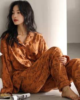 Spring and autumn pajamas 2pcs set for women