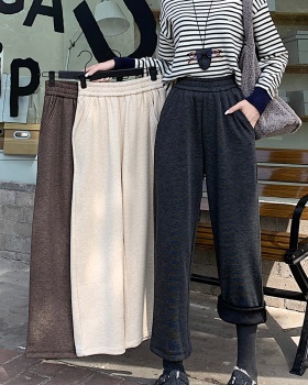 Autumn and winter pants plus velvet carrot pants for women