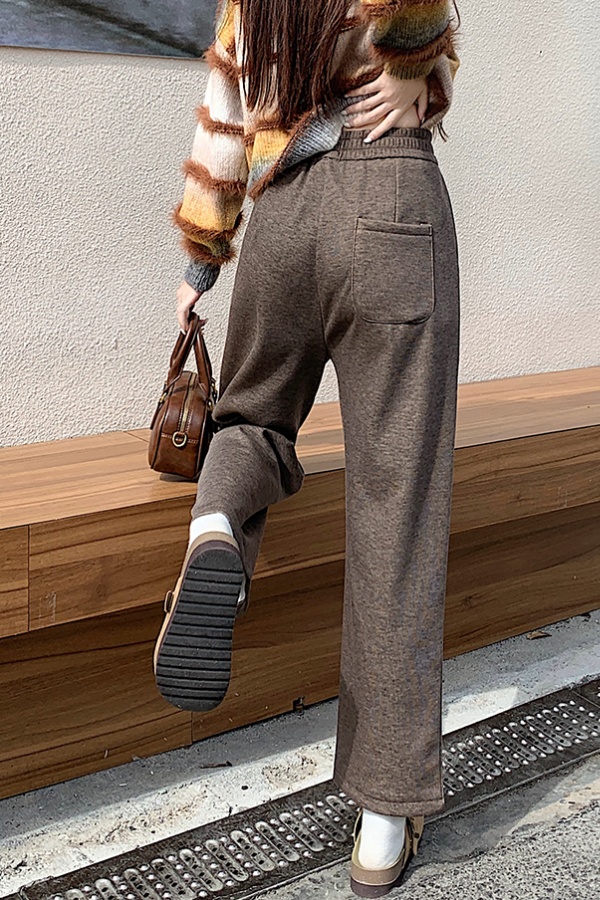 Autumn and winter pants plus velvet carrot pants for women