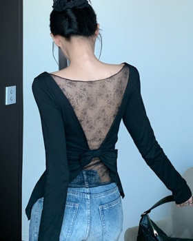 Long sleeve bottoming shirt tops for women