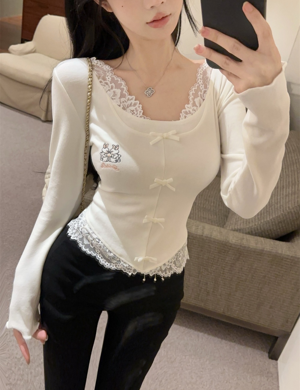 Long sleeve T-shirt bottoming shirt for women