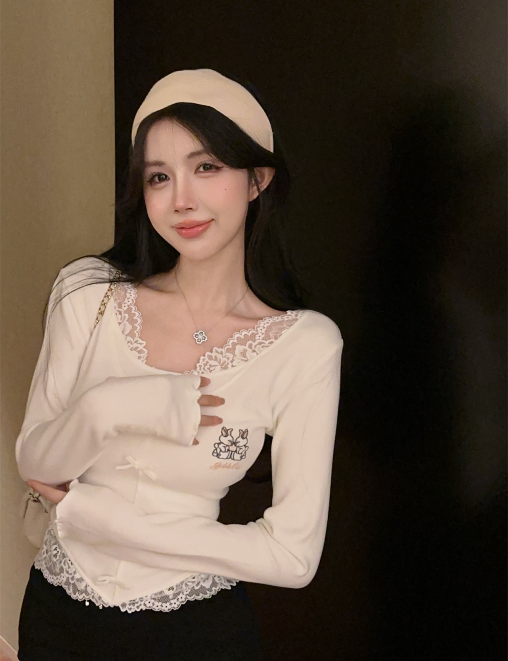 Long sleeve T-shirt bottoming shirt for women