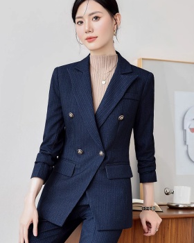 Business profession business suit stripe coat for women