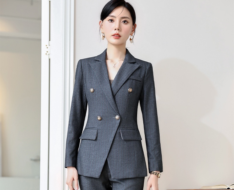 Business profession business suit stripe coat for women