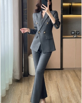 Stripe business suit business suit pants 2pcs set