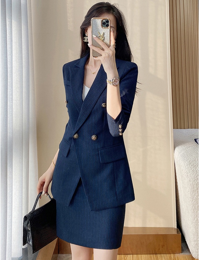 Business business suit commuting short skirt 2pcs set