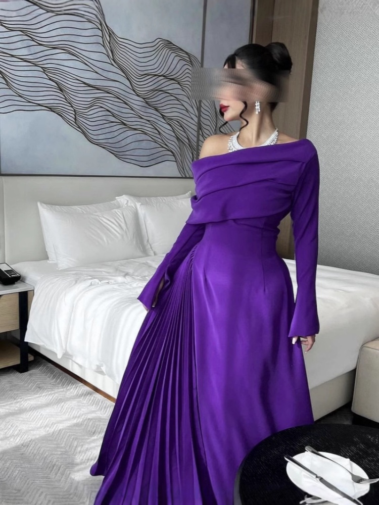 Sexy dress strapless evening dress for women