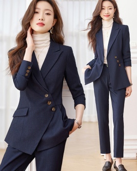 Profession overalls suit pants spring and autumn coat 2pcs set