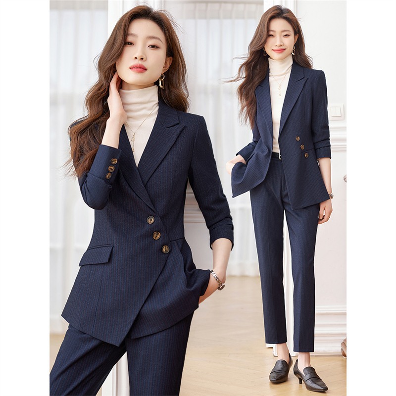 Profession overalls suit pants spring and autumn coat 2pcs set