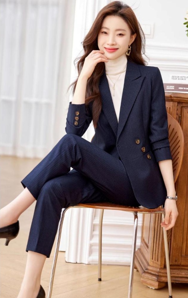 Profession overalls suit pants spring and autumn coat 2pcs set