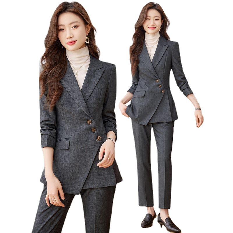 Profession overalls suit pants spring and autumn coat 2pcs set