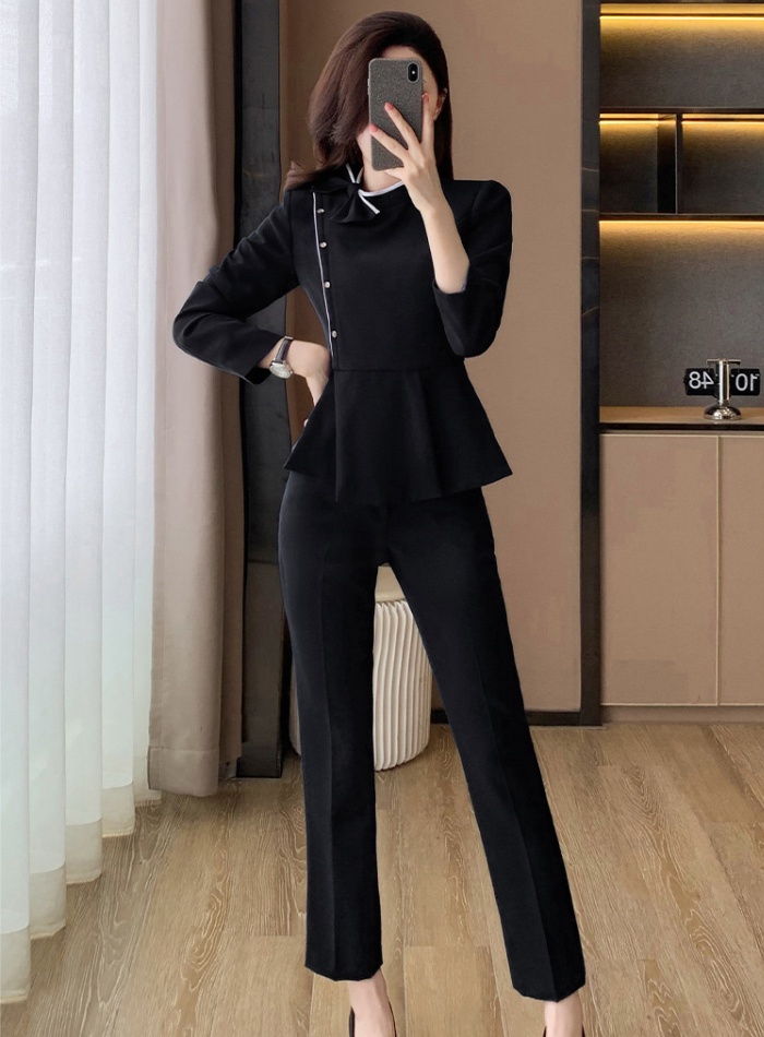 Temperament uniform business suit 2pcs set for women