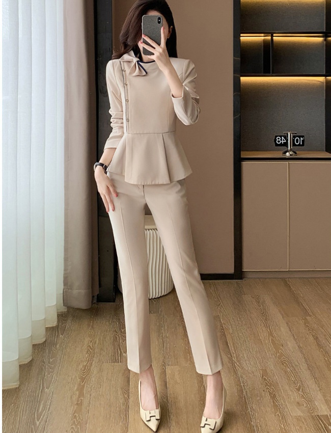 Temperament uniform business suit 2pcs set for women