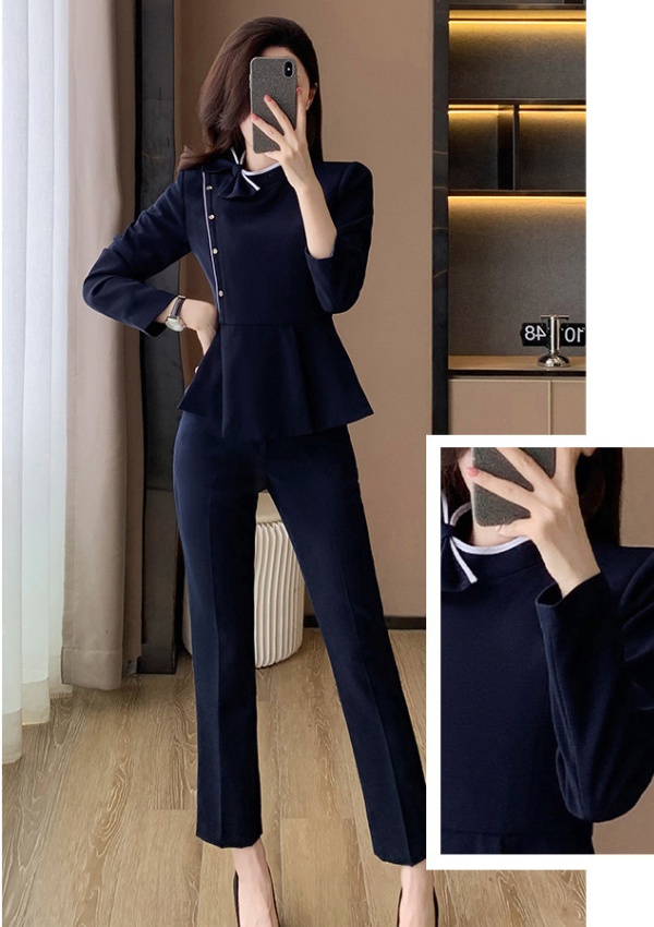 Temperament uniform business suit 2pcs set for women