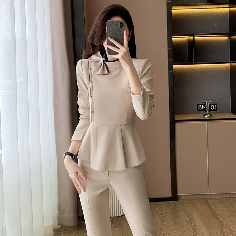 Temperament uniform business suit 2pcs set for women