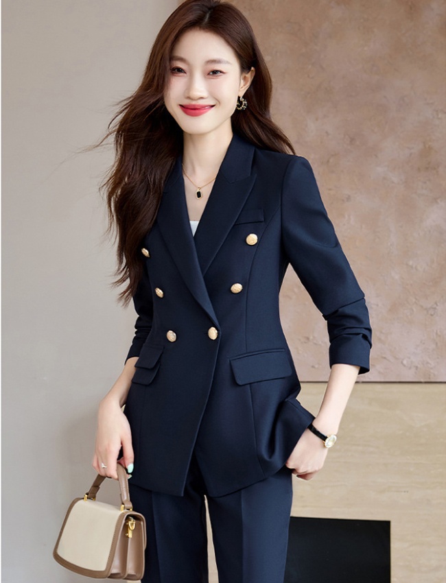 Autumn and winter business suit coat 2pcs set for women