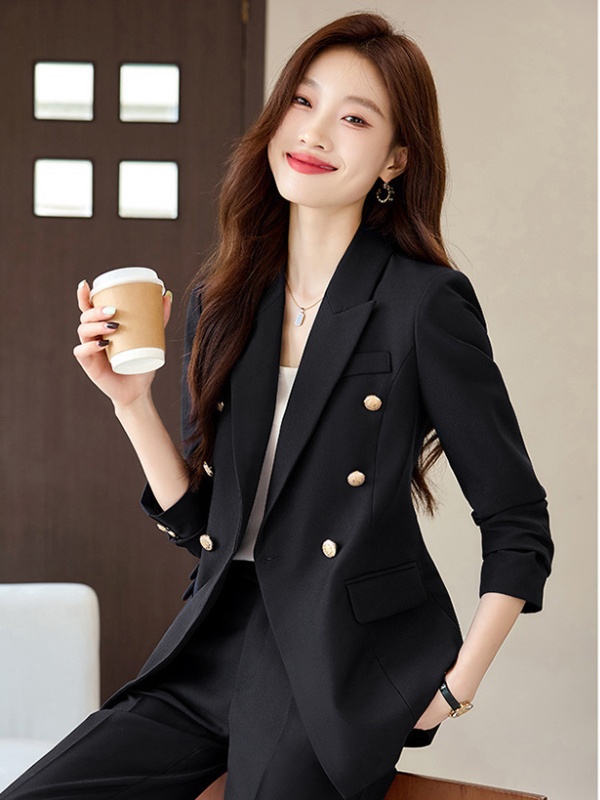 Autumn and winter business suit coat 2pcs set for women