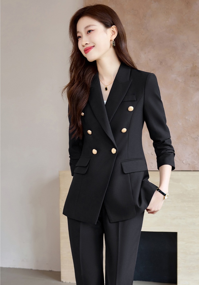 Autumn and winter business suit coat 2pcs set for women