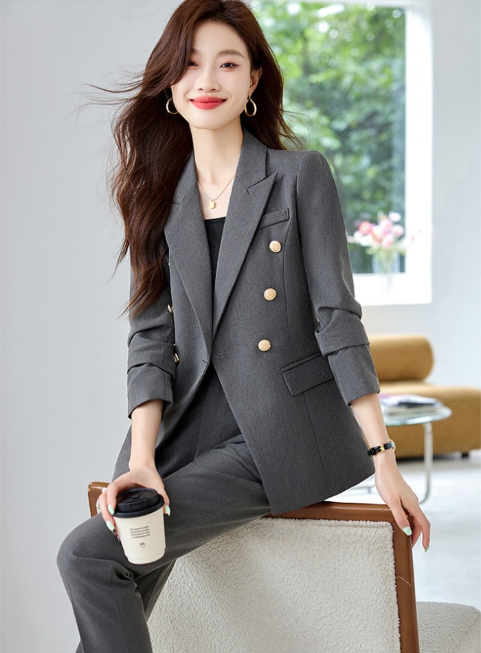 Autumn and winter business suit coat 2pcs set for women