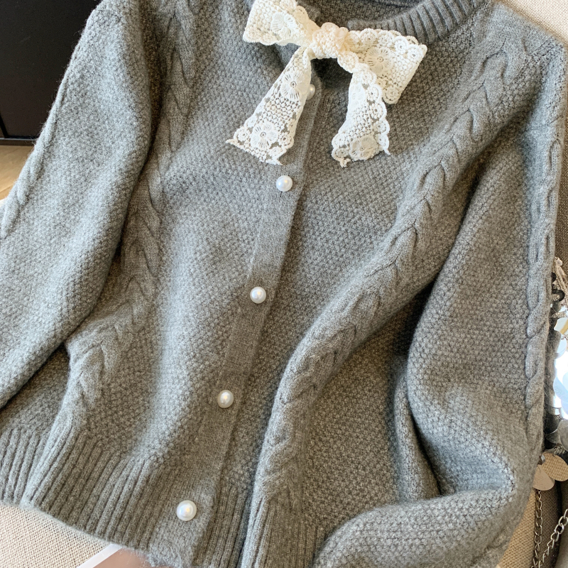 Sweet sweater France style cardigan