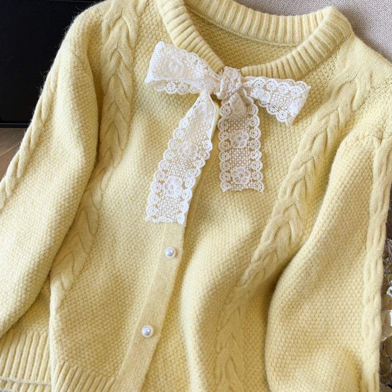 Sweet sweater France style cardigan