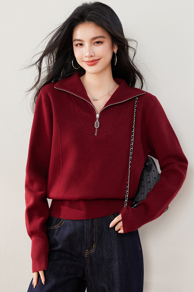 Autumn and winter pullover tops fashion sweater for women