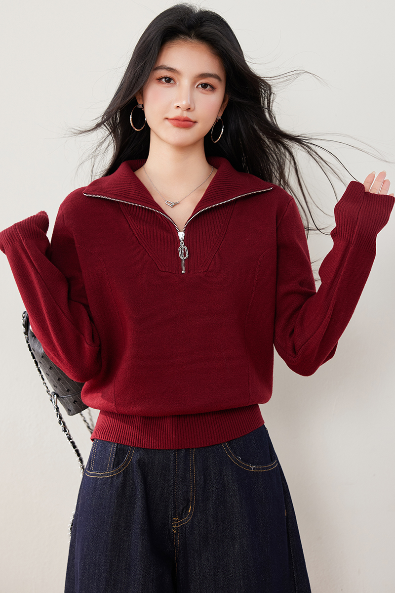 Autumn and winter pullover tops fashion sweater for women